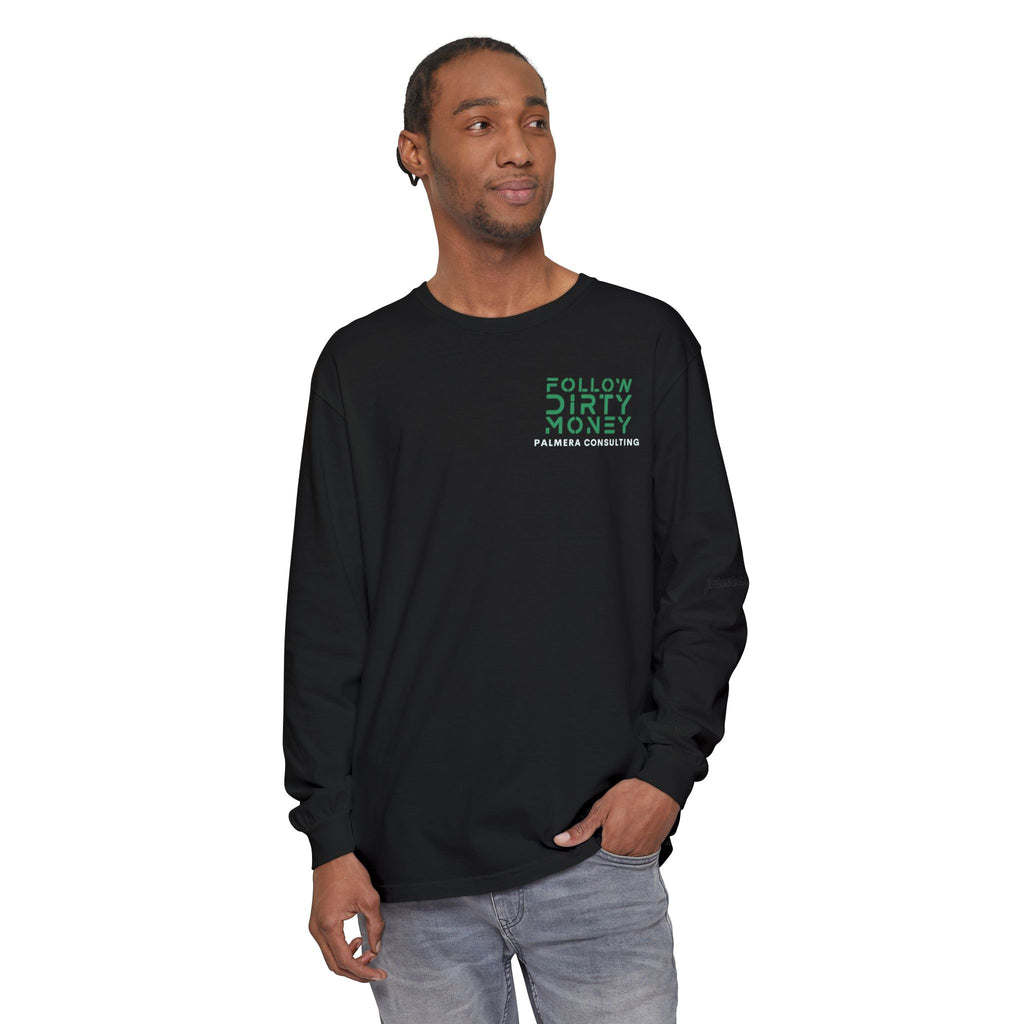 OFAC Around Unisex Garment-dyed Long Sleeve T-Shirt
