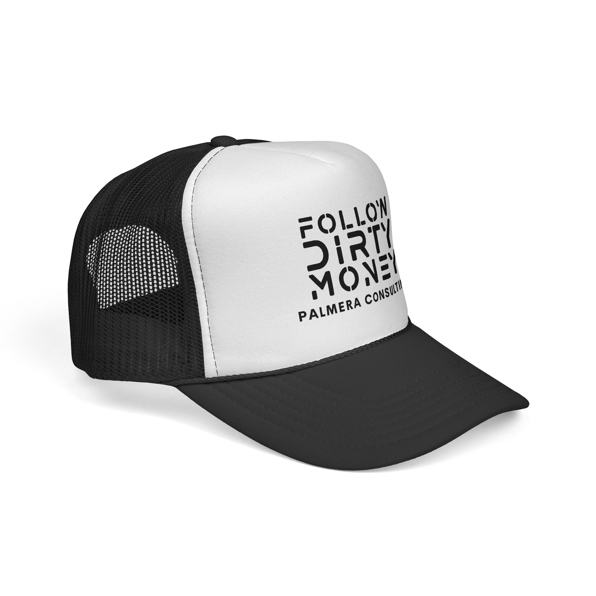Follow Dirty Money Trucker Caps
